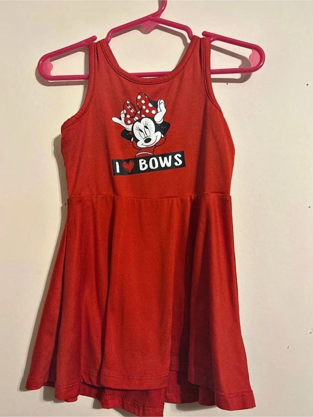 Disney Minnie Red Casual Dress Baby 18M